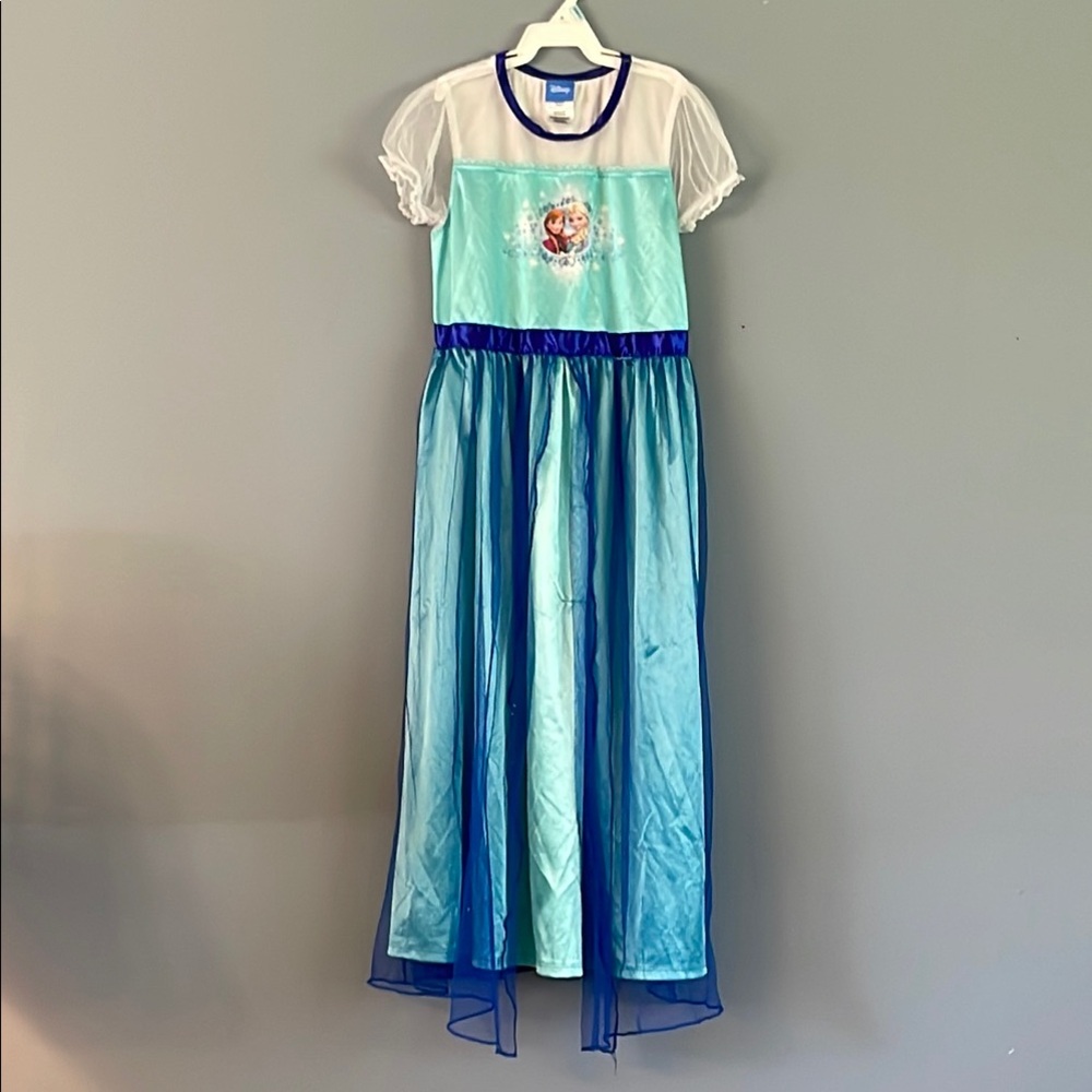 Disney Aqua and White Frozen Gown